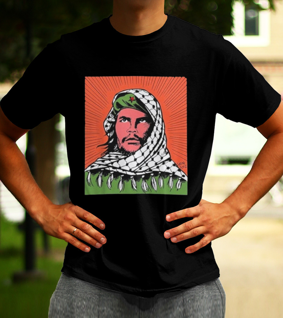 Che Guevara Keffiyeh Artistic Illustration By Latuff 2002 T-Shirt