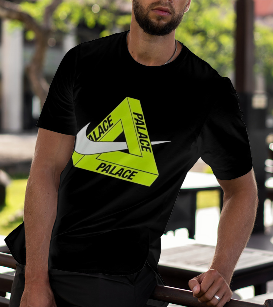 Palace Tri-Ferg Swoosh Yellow Collaboration T-Shirt