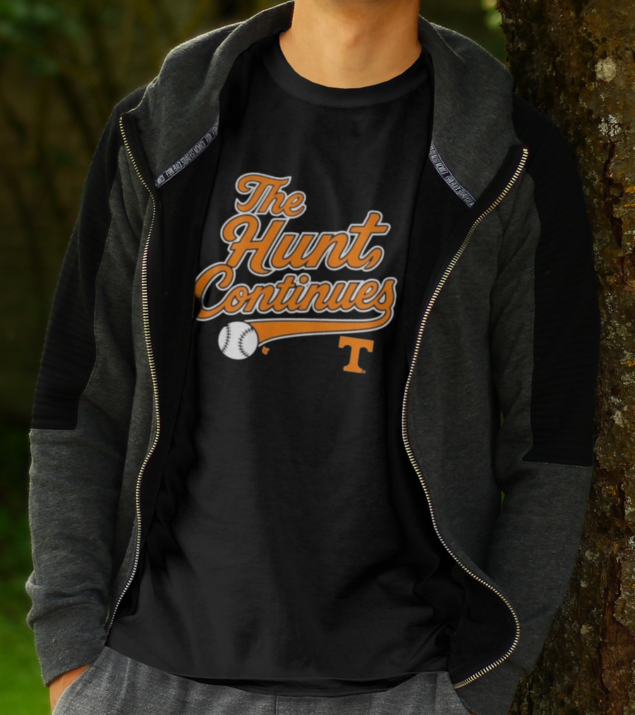 Tennessee Volunteers The Hunt Continues Baseball T T-Shirt