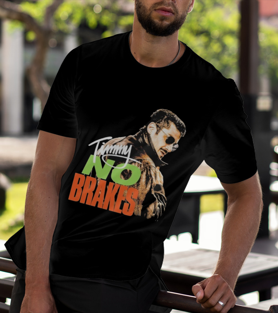 Timmy No Brakes Racing Jacket Sunglasses Style T-Shirt