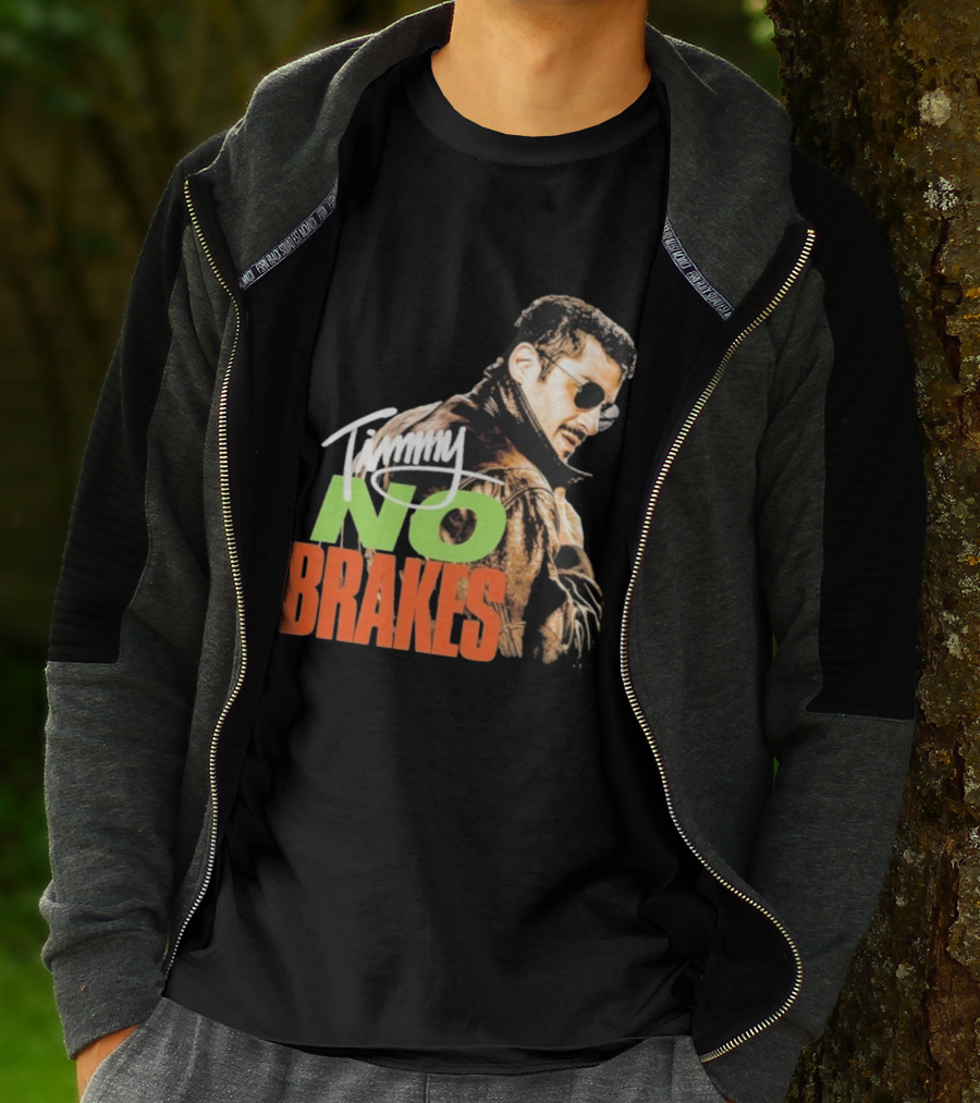 Timmy No Brakes Racing Jacket Sunglasses Style T-Shirt