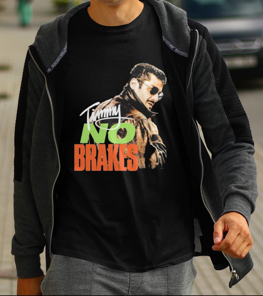 Timmy No Brakes Racing Jacket Sunglasses Style T-Shirt