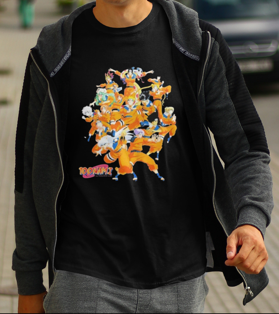 Toonami Cruel.void Shadow Clone Jutsu Anime Character Mashup T-Shirt