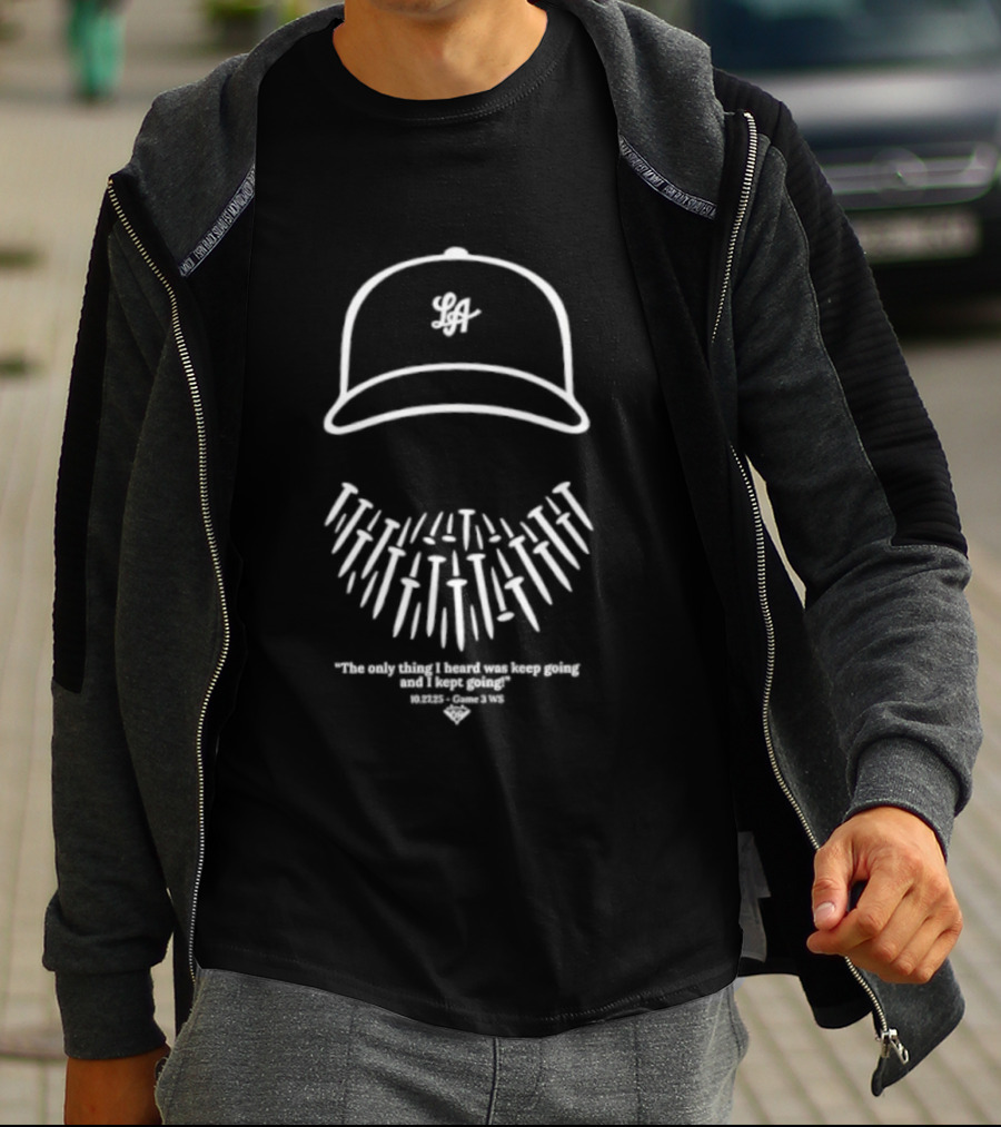 Tough As Nails The Closer’s Code LA Baseball Collection T-Shirt