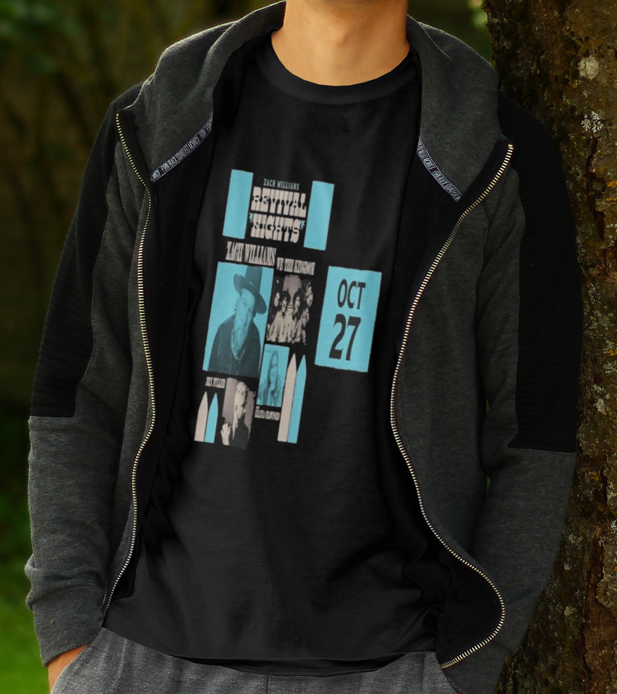 Zach Williams We The Kingdom Revival Nights Red Rocks Oct 27 2025 T-Shirt