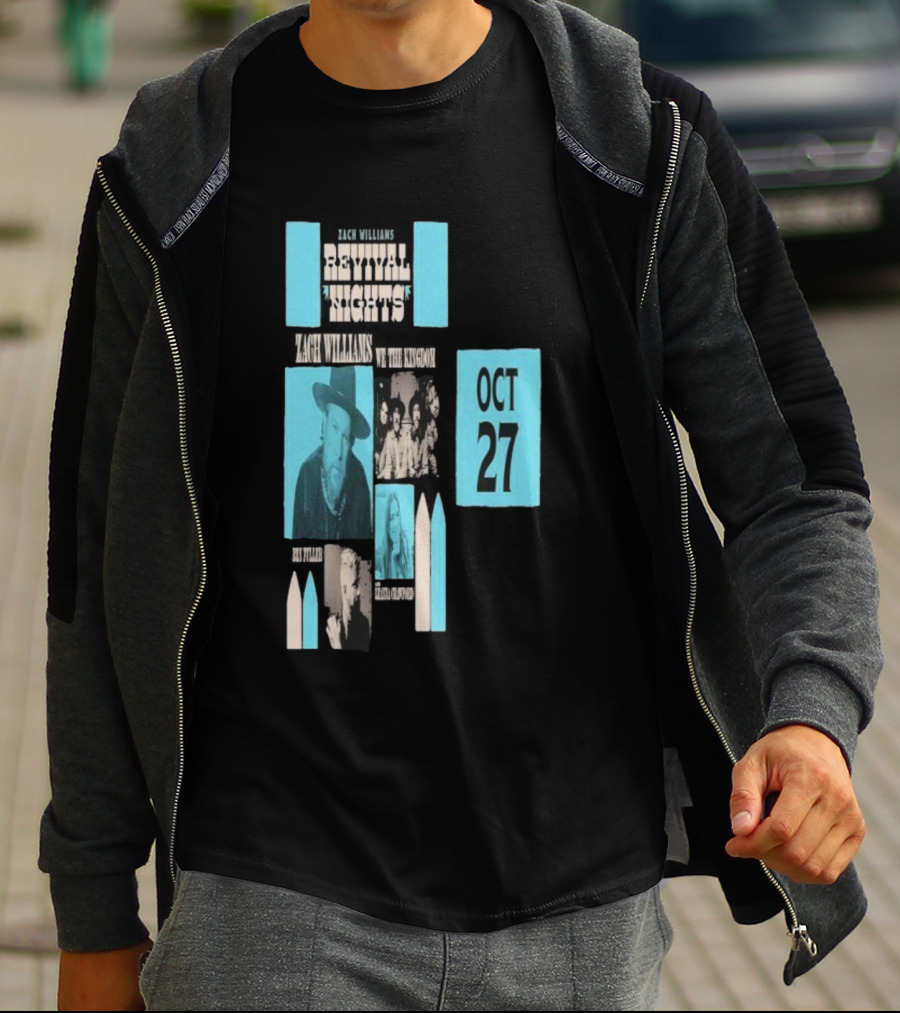 Zach Williams We The Kingdom Revival Nights Red Rocks Oct 27 2025 T-Shirt