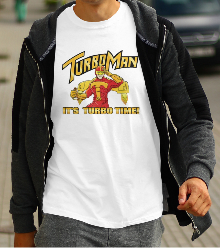 TurboMan It's Turbo Time Heroic Costume Power T-Shirt