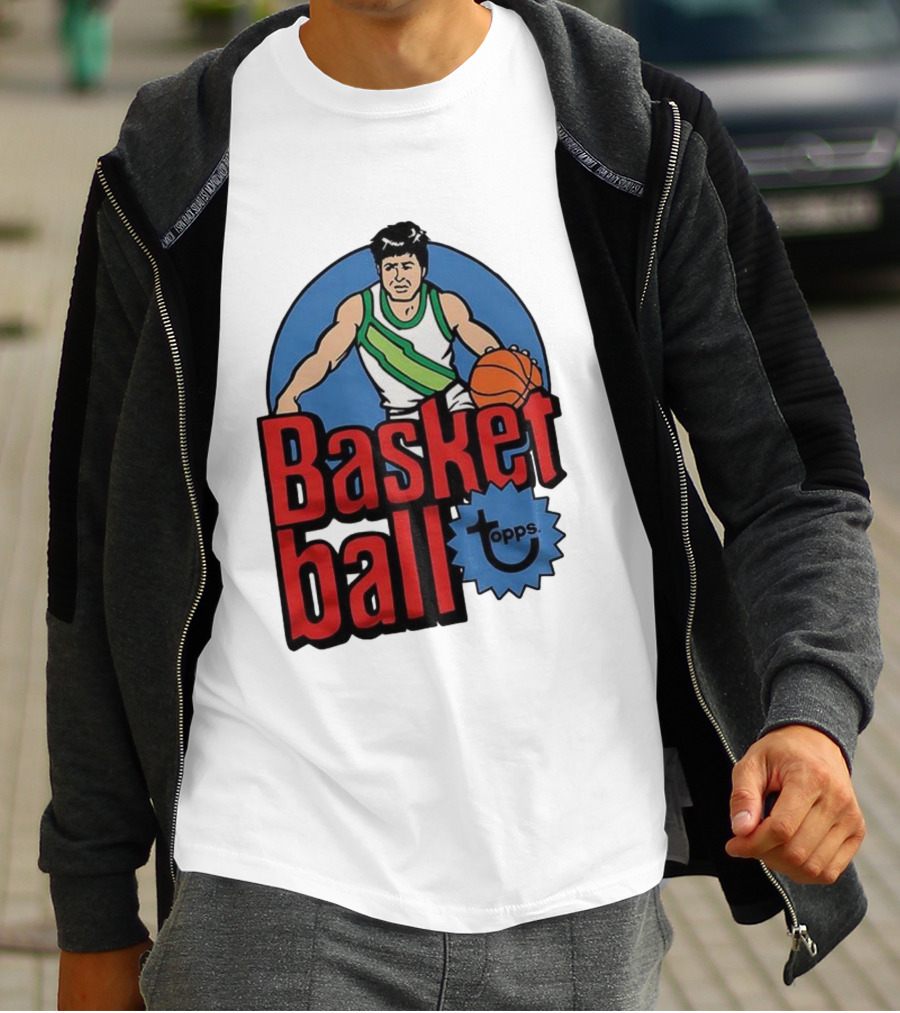 Topps Basketball 1978 Vintage Picture Cards Retro Style T-Shirt