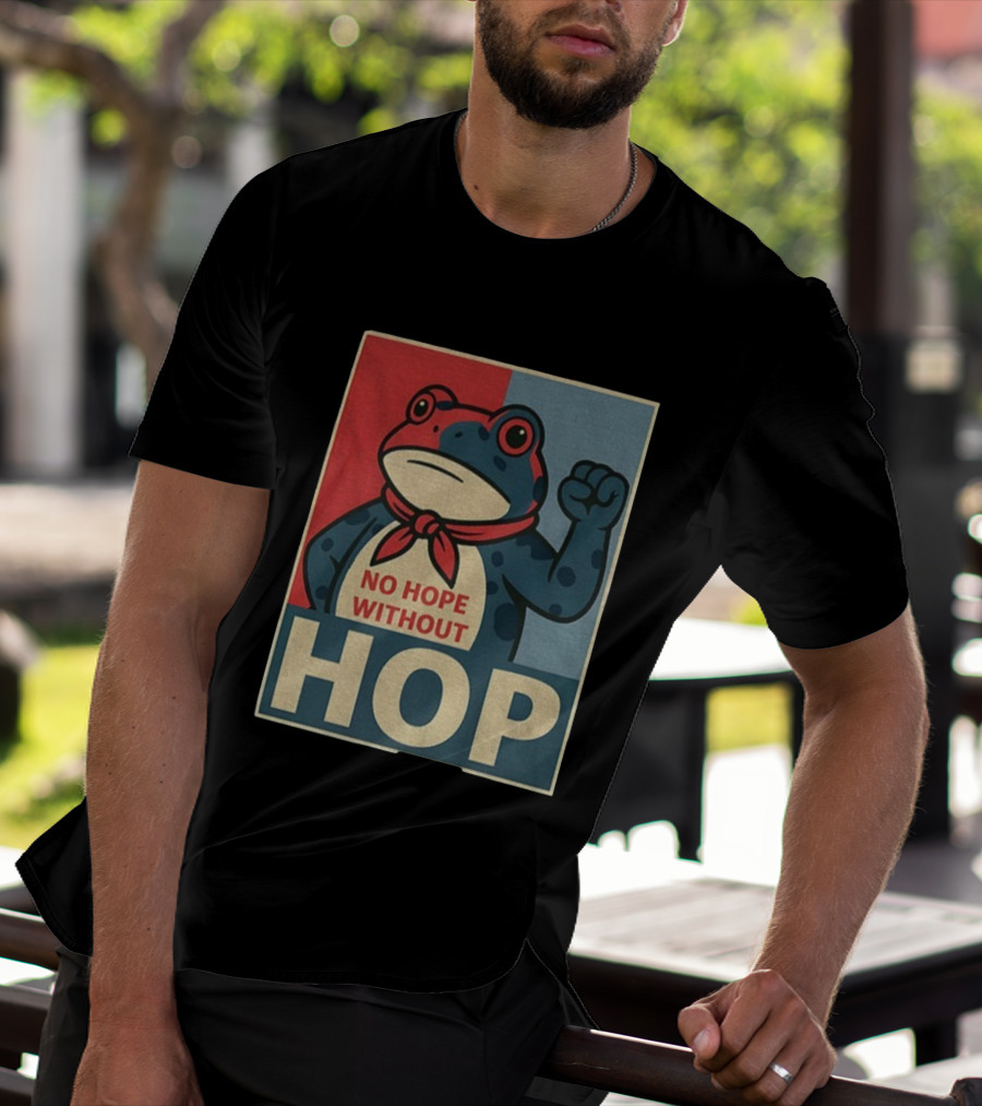 No Hope Without Hop Frog Resist Portland Anti Trump Anti Fascism T-Shirt