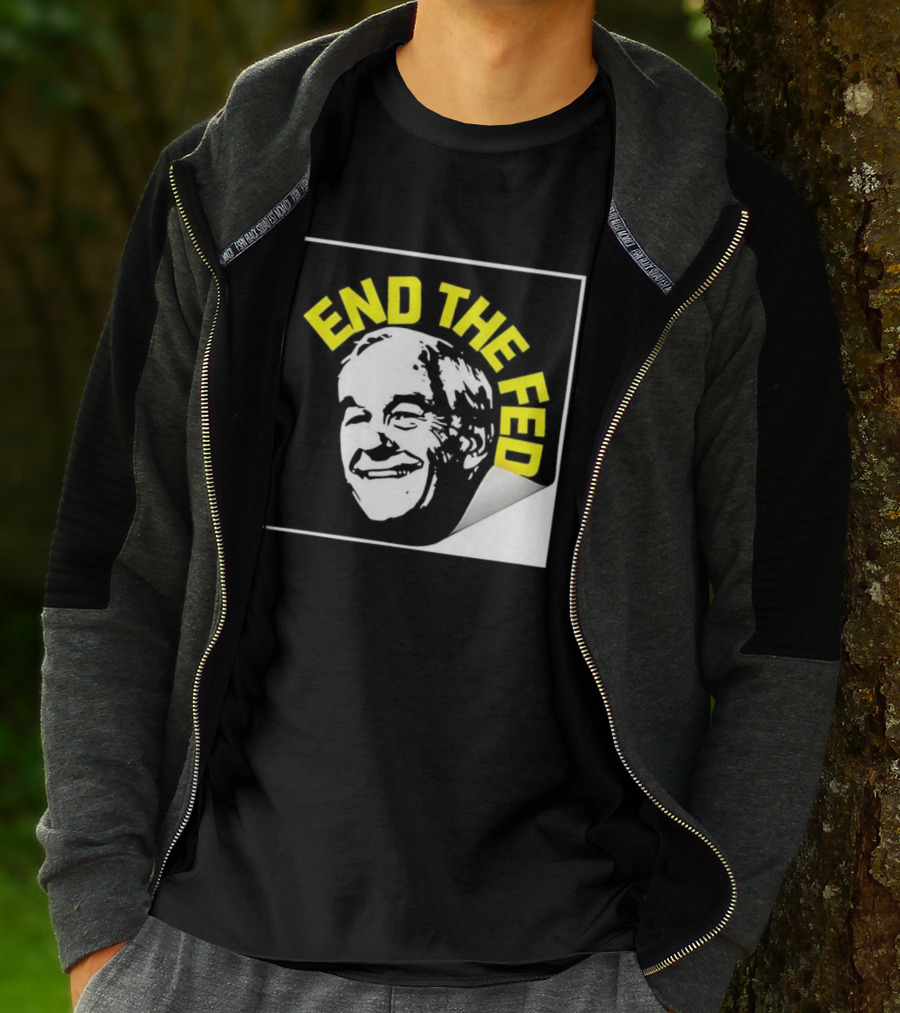 Ron Paul End The Fed Political Campaign Graphic T-Shirt