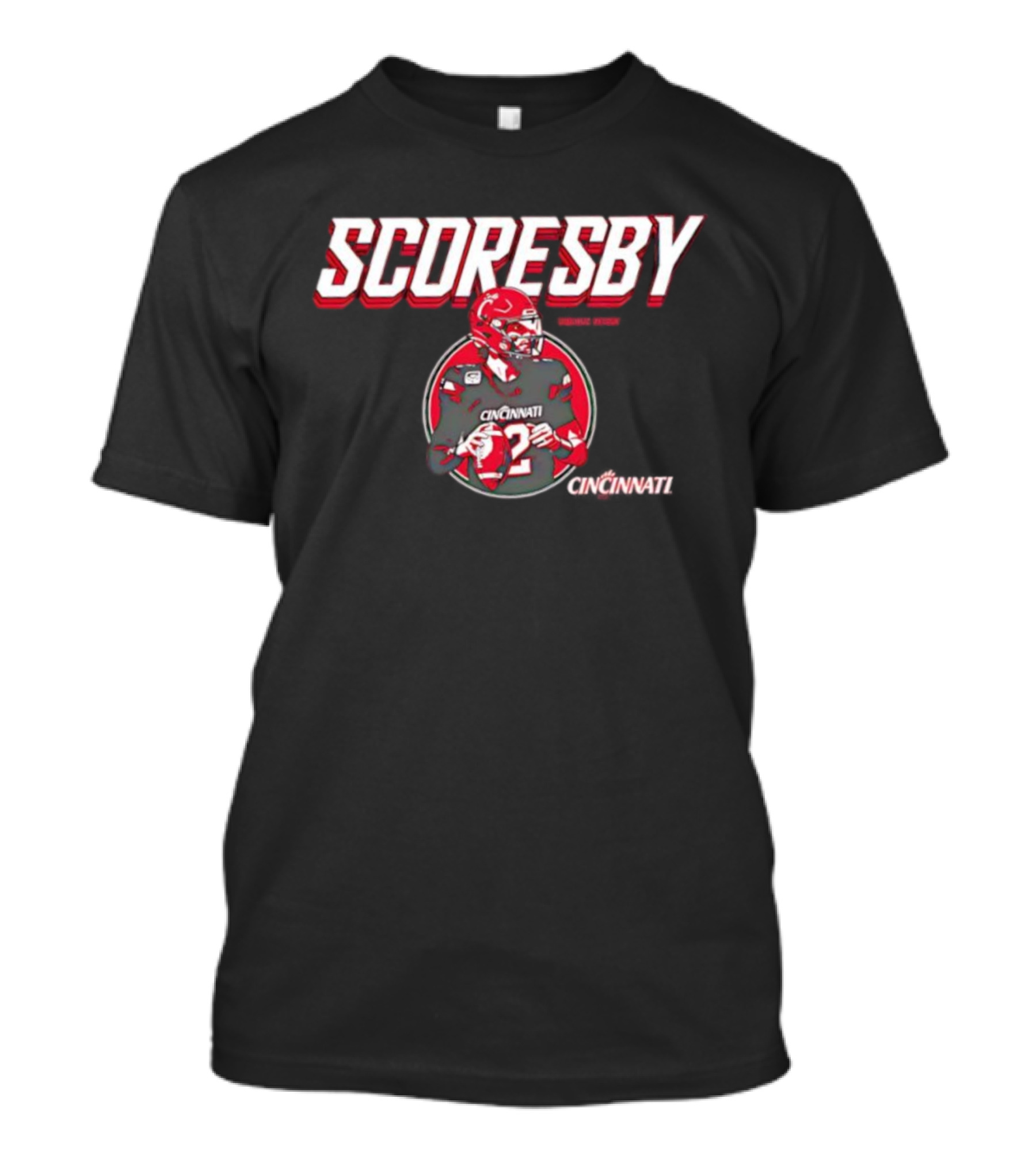 Scoresby Brendan Sorsby Cincinnati Bearcats Football Player Number 12 T-Shirt
