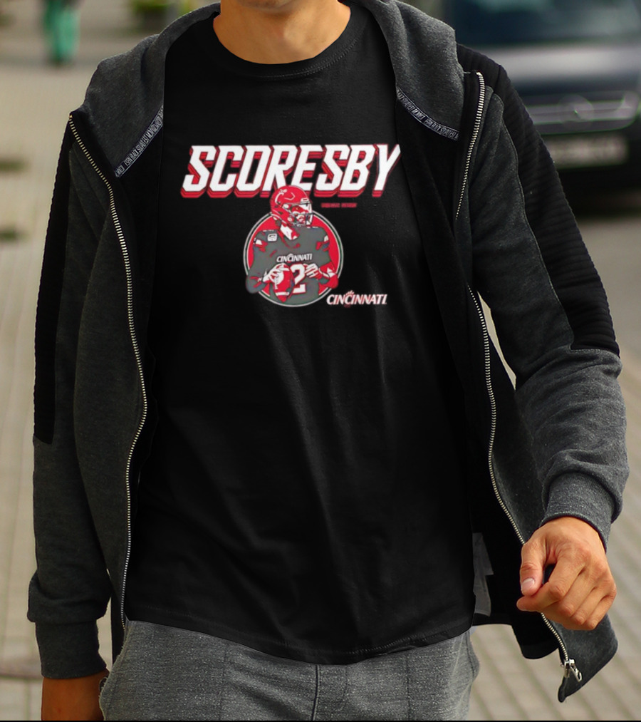 Scoresby Brendan Sorsby Cincinnati Bearcats Football Player Number 12 T-Shirt
