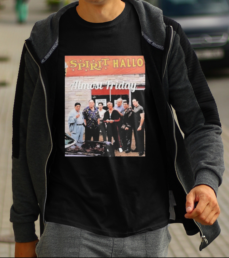 Almost Friday Sopranos Spirit Halloween Italian Eatery T-Shirt