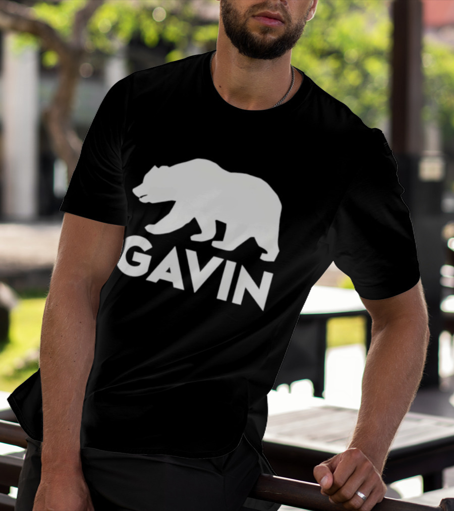 Gavin Newsom Bear California Symbol T-Shirt