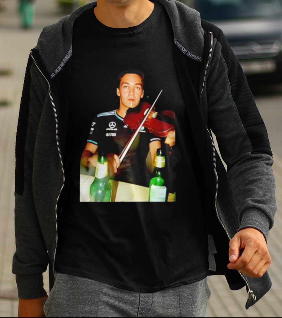 Mercedes George Russell Violin UBS Racing Team T-Shirt