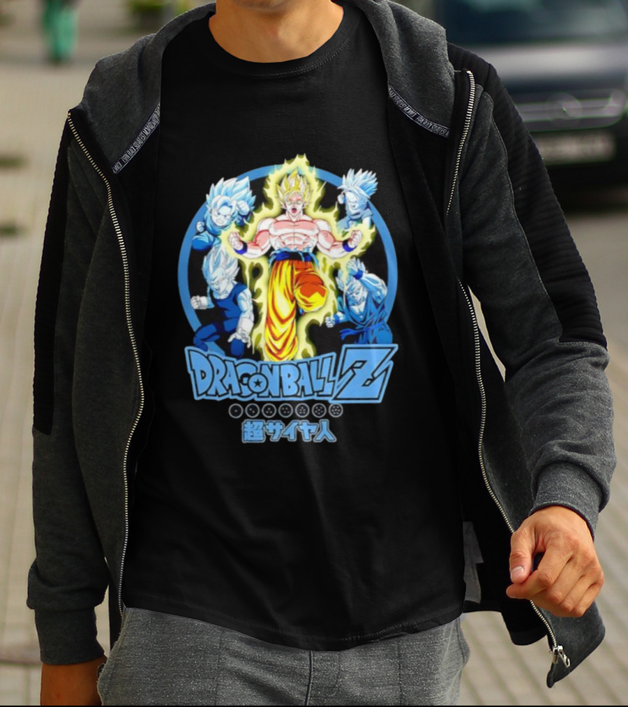 Dragon Ball Z Goku Super Saiyan Transformations T-Shirt