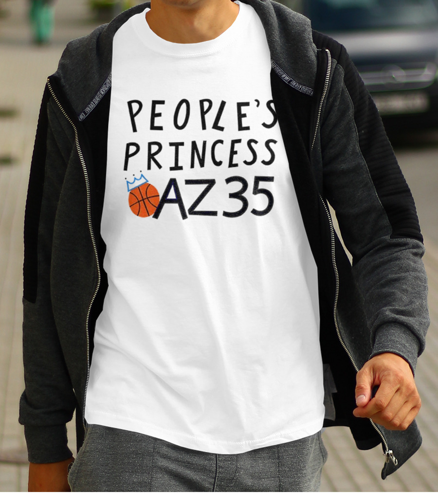 People's Princess AZ35 Crown Basketball T-Shirt