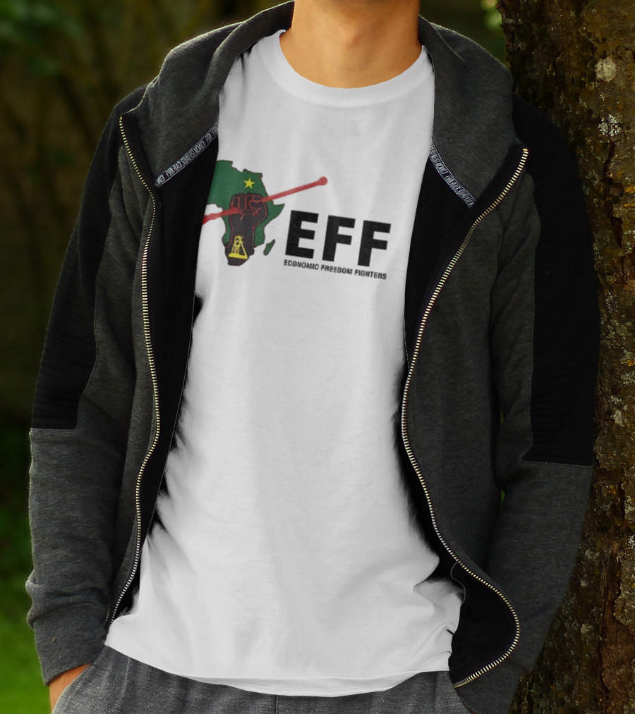EFF Economic Freedom Fighters Africa Fist And Spear T-Shirt