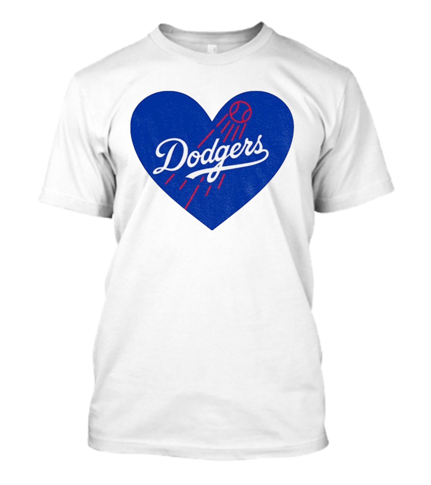 Los Angeles Dodgers Heart MLB Baseball World Series 2025 T-Shirt