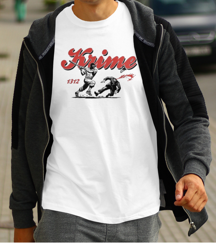 Krime 1312 Take A Swing Dynamic Action Pose T-Shirt