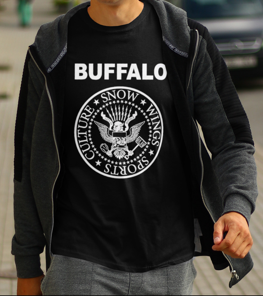 Buffalo Snow Wings Sports Culture Seal T-Shirt