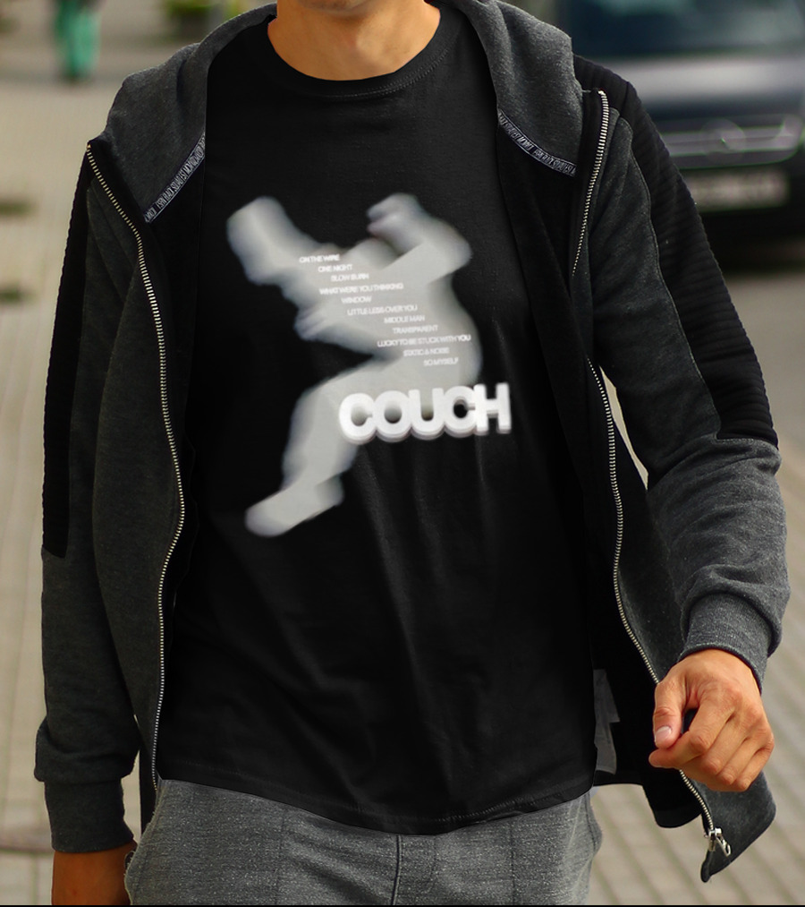 Couch Tracklist On The Wire One Night Slow Burn Middle Man Stuck In Noise T-Shirt