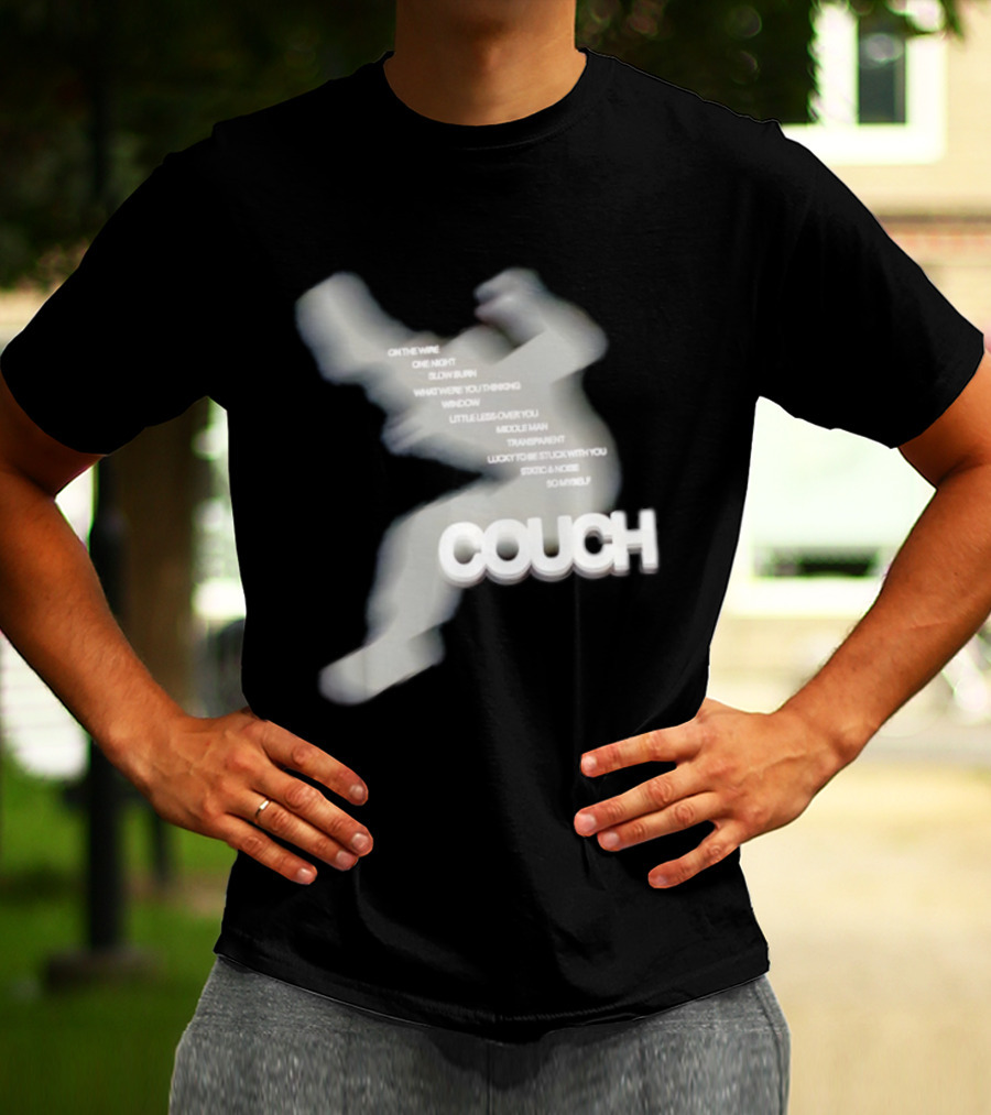 Couch Tracklist On The Wire One Night Slow Burn Middle Man Stuck In Noise T-Shirt