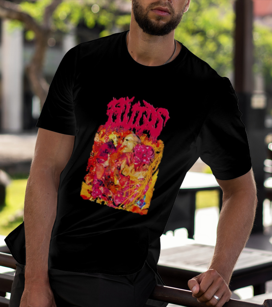 Fluids Ignorance Exalted Surreal Horror Illustration T-Shirt