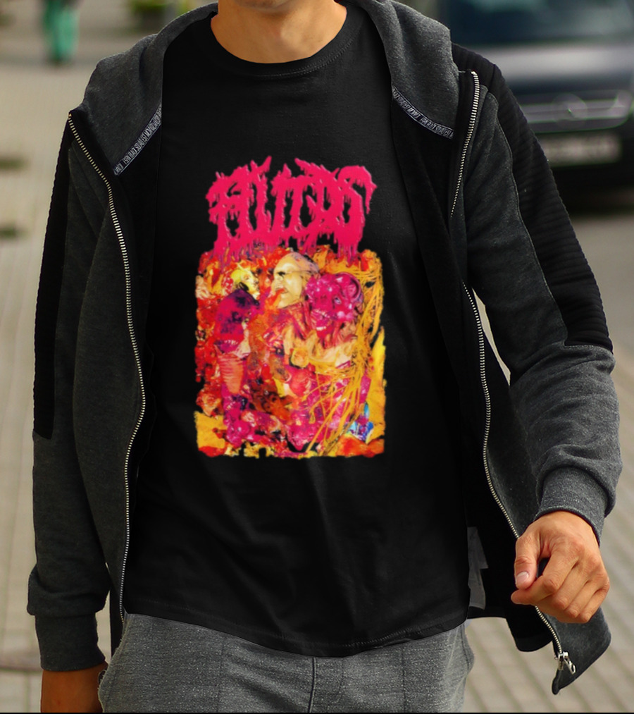 Fluids Ignorance Exalted Surreal Horror Illustration T-Shirt