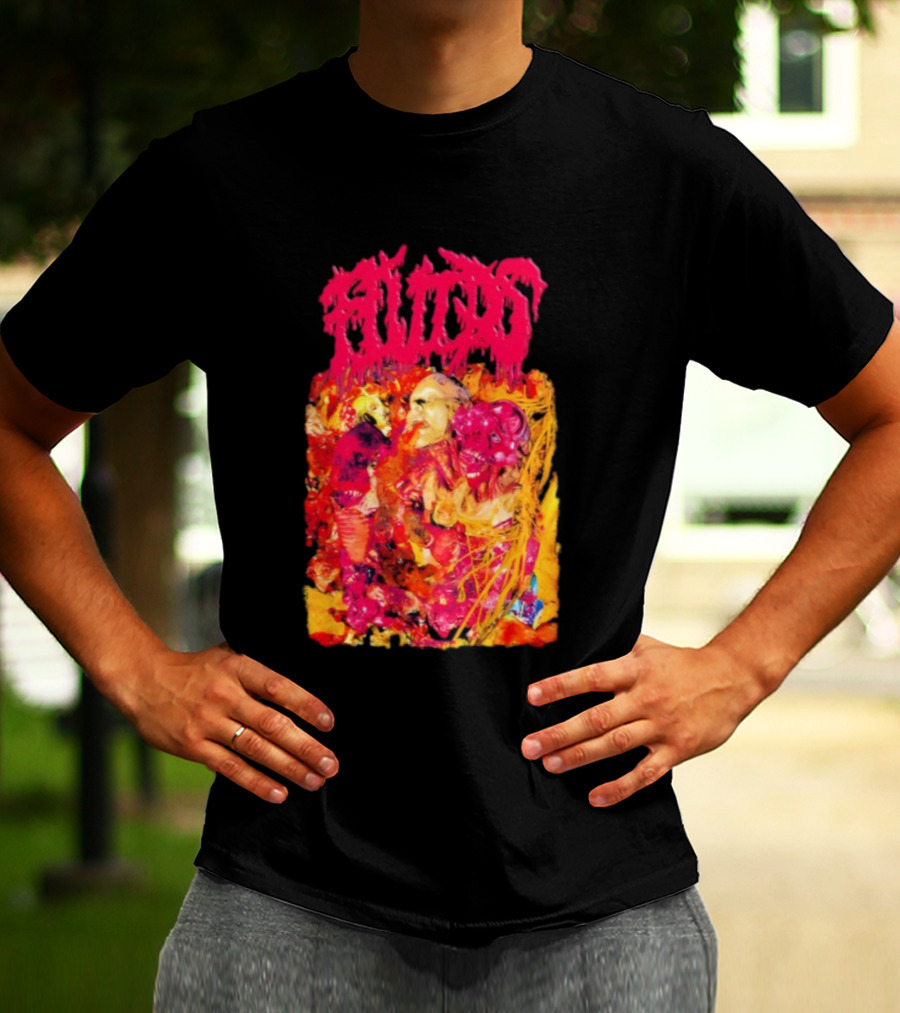 Fluids Ignorance Exalted Surreal Horror Illustration T-Shirt