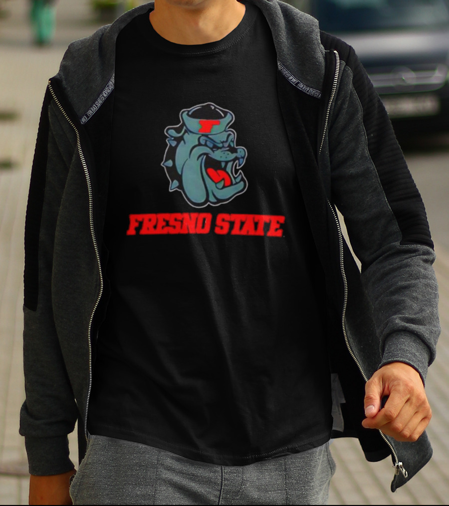 Fresno State Bulldogs California State University Mascot T-Shirt