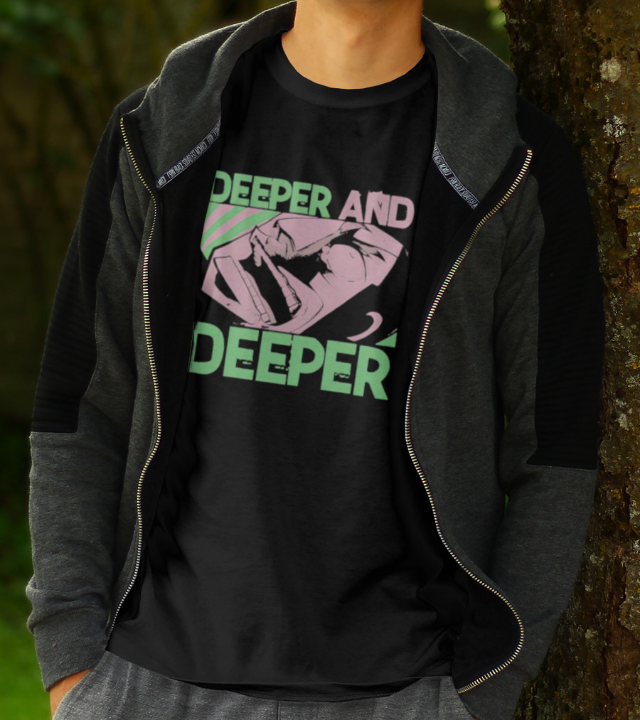 Gyakkyou Burai Kaiji Hakairoku-hen Deeper And Deeper Manga Art T-Shirt