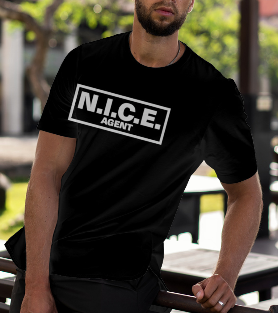 N.I.C.E. Agent Badge Emblem T-Shirt