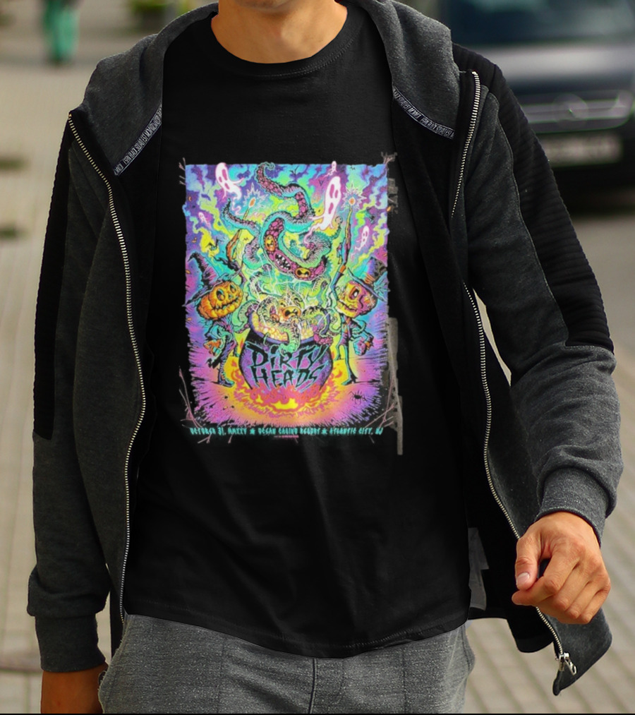 Dirty Heads Halloween October 31 Ocean Casino Resort Atlantic City NJ 2025 T-Shirt