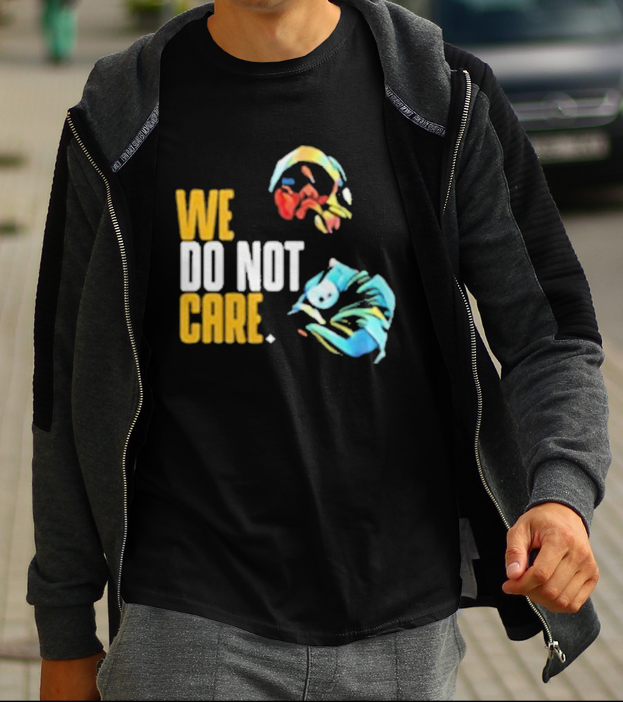 Pittsburgh Steelers We Do Not Care Abstract Art Style T-Shirt