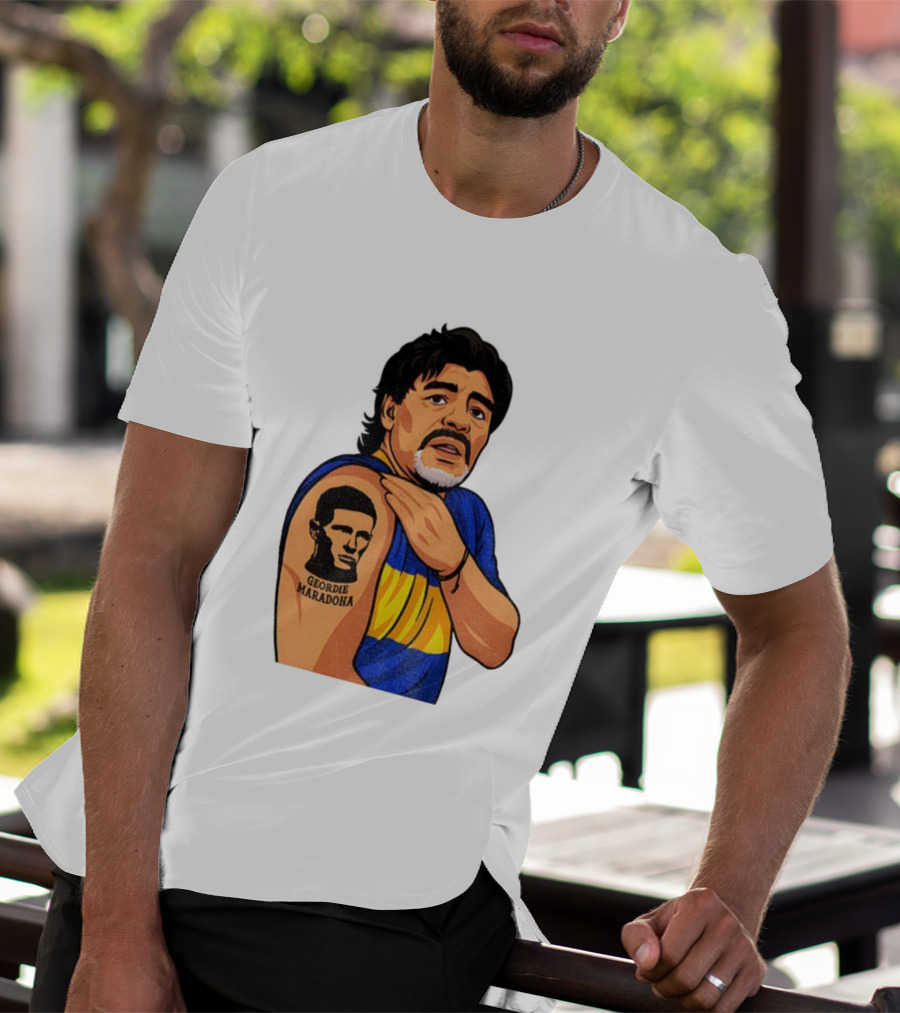 Elliot Anderson Geordie Maradona Tattoo Icon Illustration T-Shirt