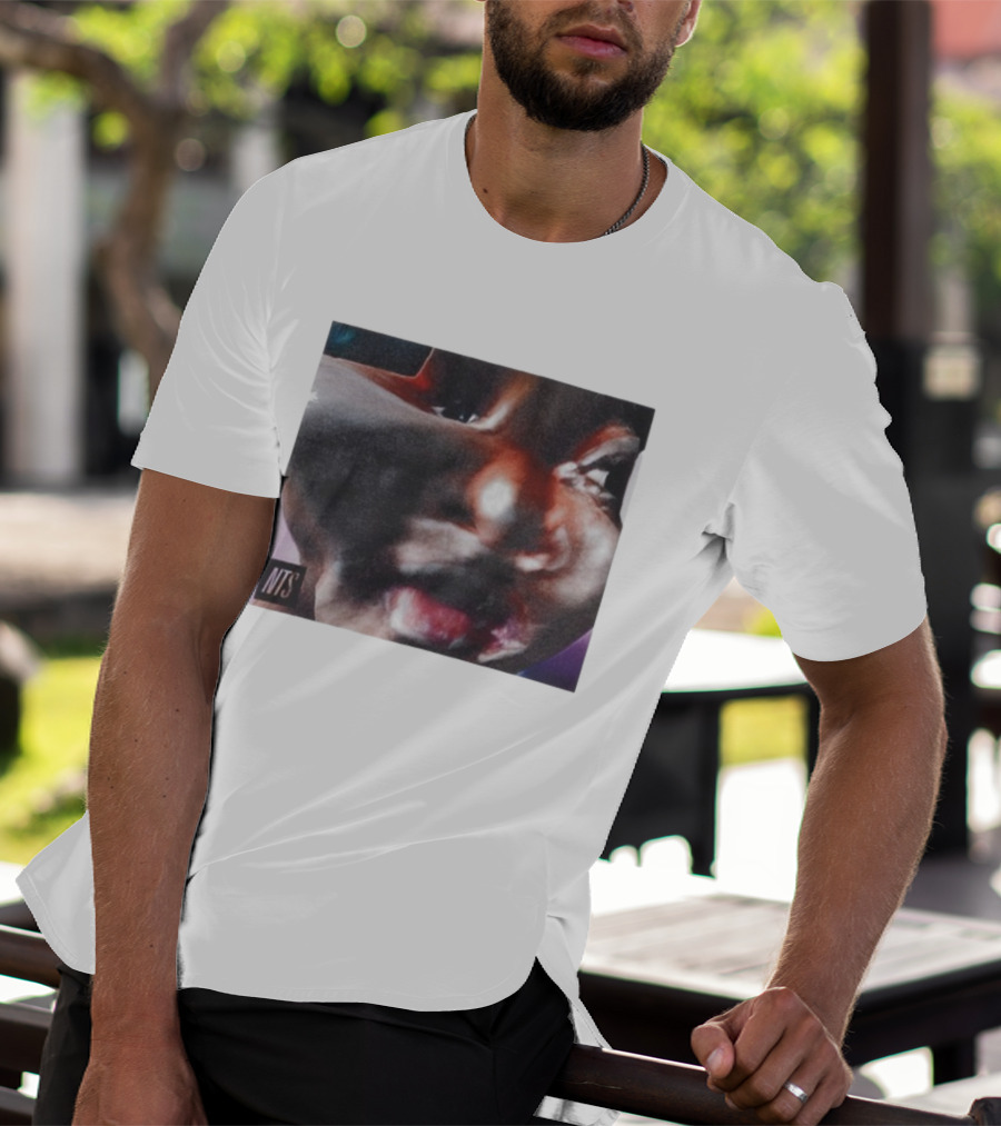 Frank Dorrey NTS Squish Face Distorted Portrait T-Shirt