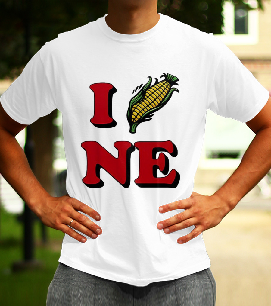 I Corn Ne University Of Nebraska Cornhuskers T-Shirt