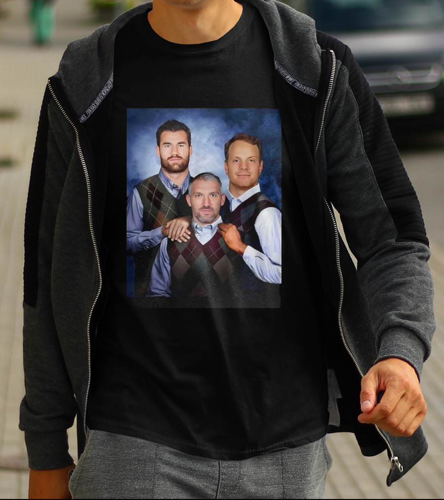 Alexander Ovechkin Tom Wilson John Carlson Step Brothers Portrait T-Shirt