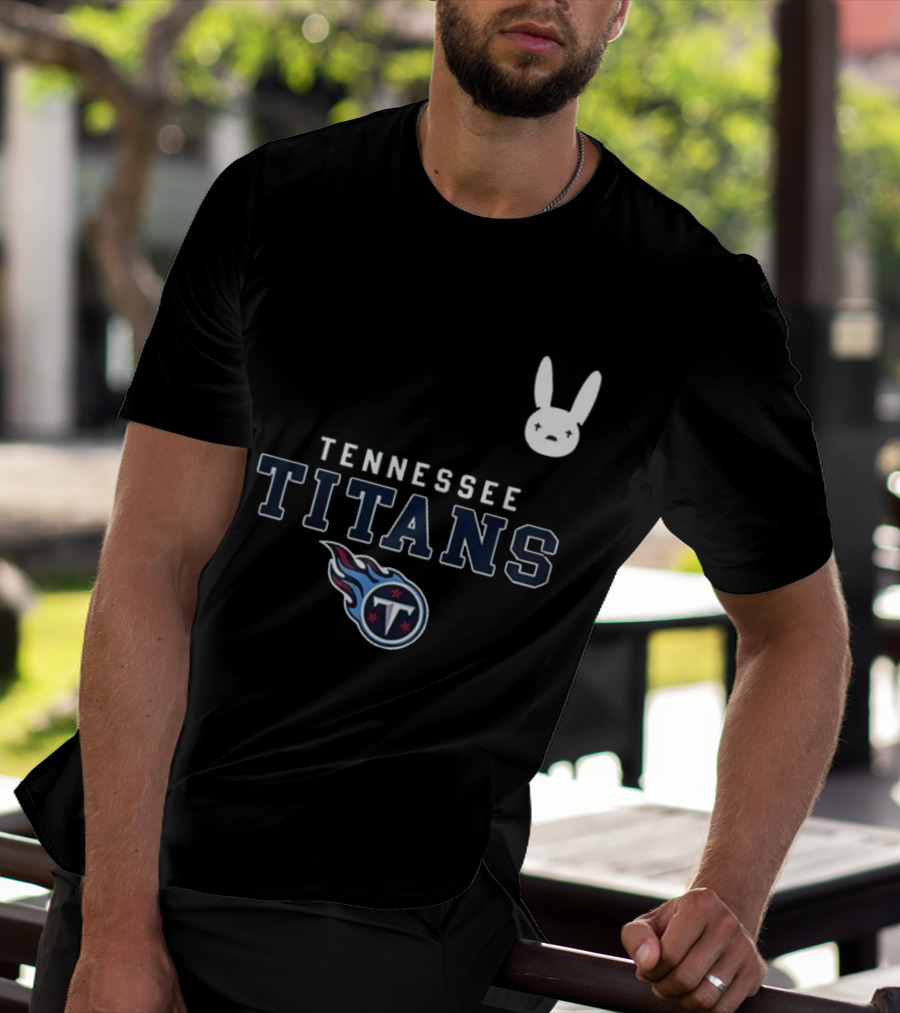 Tennessee Titans Bad Bunny DTMF Collaboration T-Shirt