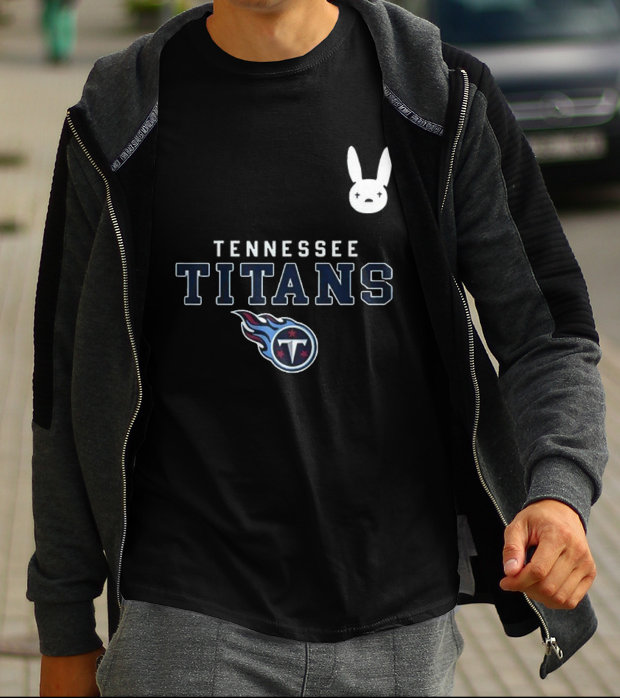 Tennessee Titans Bad Bunny DTMF Collaboration T-Shirt