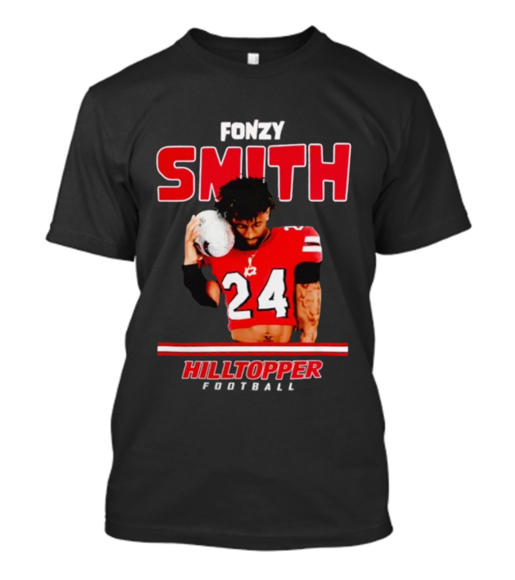 Fonzy Smith 24 Western Kentucky Hilltopper Football T-Shirt