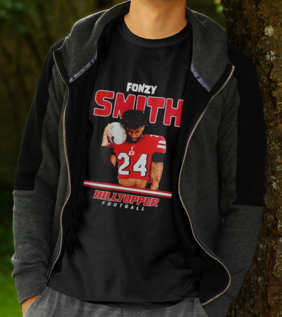 Fonzy Smith 24 Western Kentucky Hilltopper Football T-Shirt