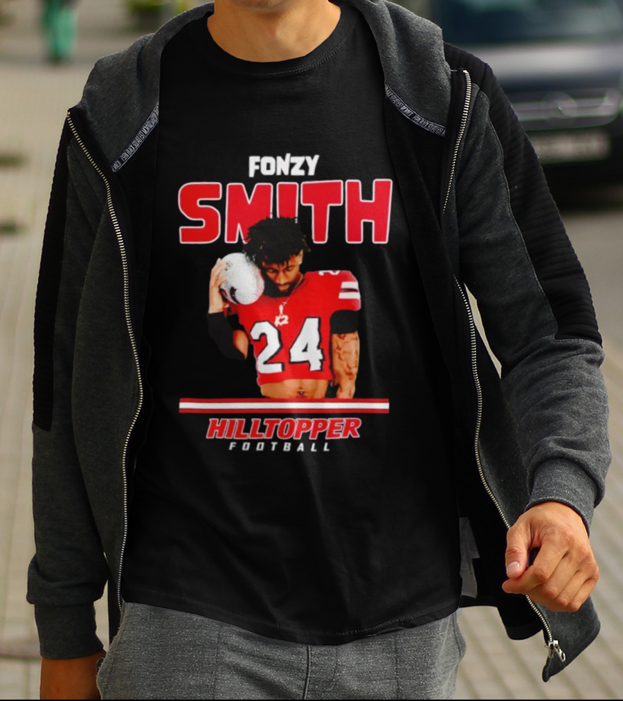 Fonzy Smith 24 Western Kentucky Hilltopper Football T-Shirt