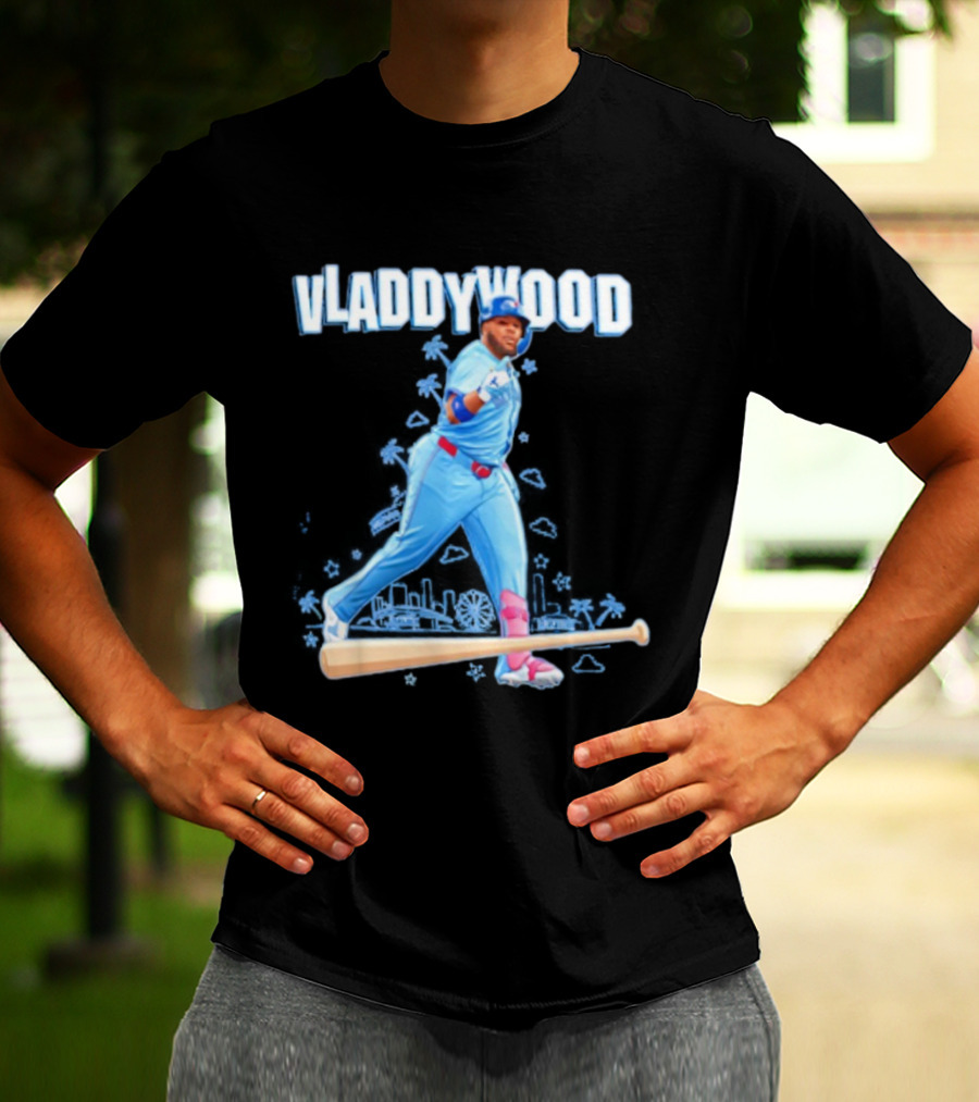 Vladdywood Vladimir Guerrero Jr. Toronto Blue Jays MLB Baseball Player Iconic Style T-Shirt