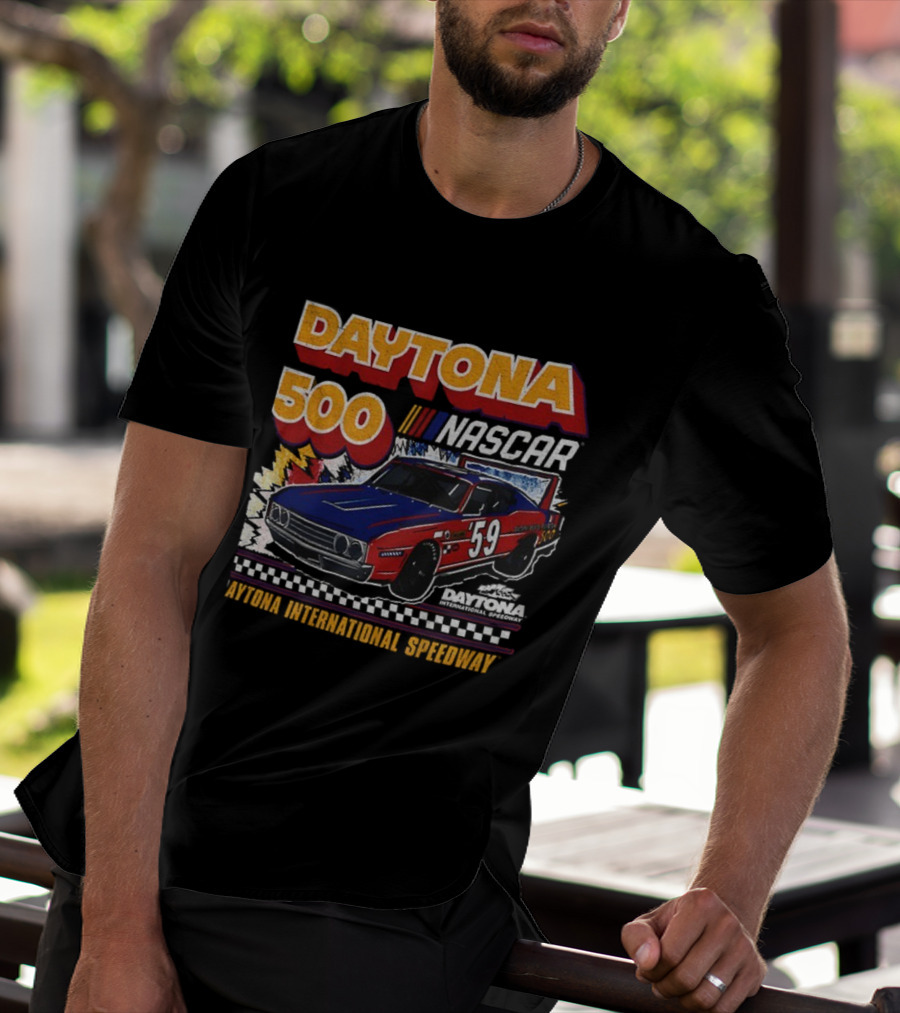 Daytona 500 NASCAR Race Car 59 Daytona International Speedway T-Shirt