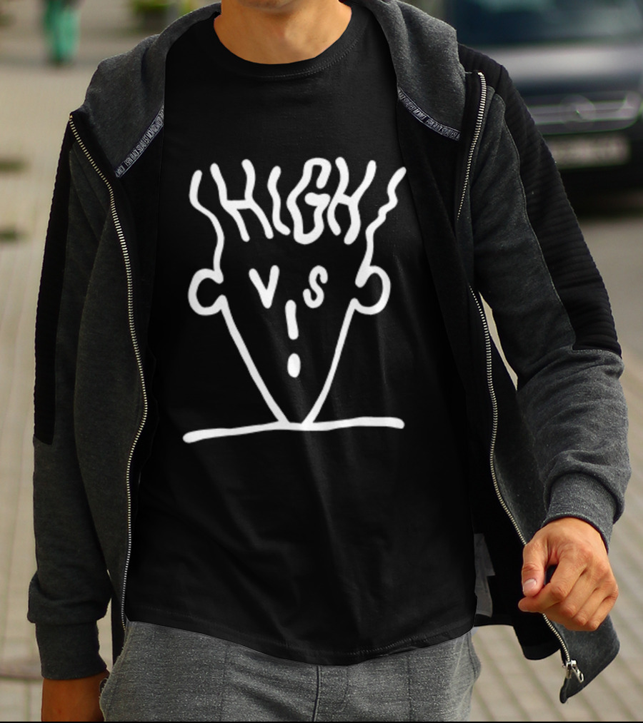 High Vis Fido V Face Drawing T-Shirt