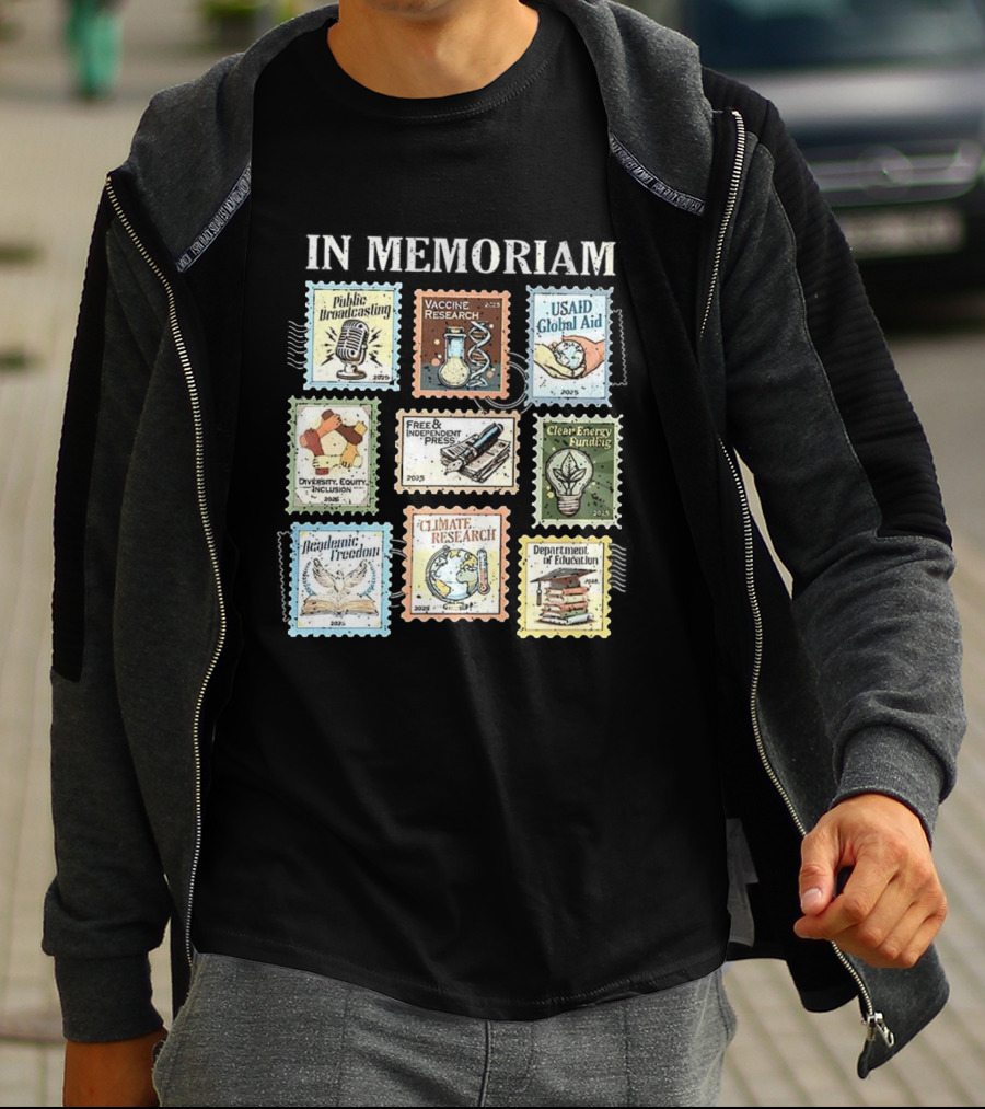 USAID Global Aid Diversity Equity Inclusion Free Independent Press Clear Energy Funding Academic Freedom Climate Research Department Of Education T-Shirt