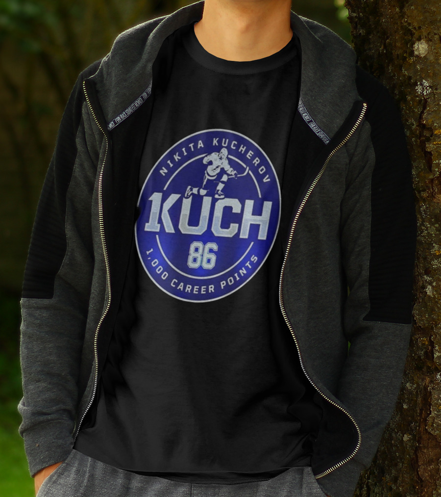 Nikita Kucherov KUCH 86 1000 Career Points T-Shirt
