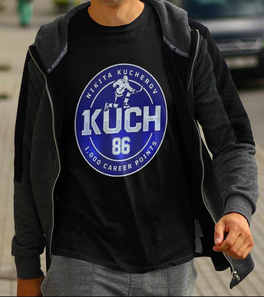 Nikita Kucherov KUCH 86 1000 Career Points T-Shirt